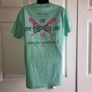 ✨NWT Simply Southern “Love, Live, Lake” Shirt✨
